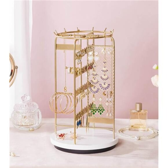Homde Jewelry Stand Large for Dresser: Earring Necklace Organizer for modern - Picture 2 of 7